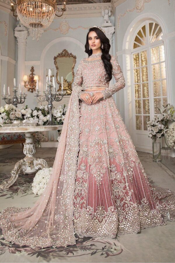 Brand: Maria B net bridal maxi-SK - Image 5