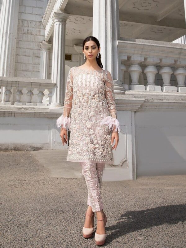 ORGANZA WITH NET EMBROIDERED DUPATTA-SH - Image 5