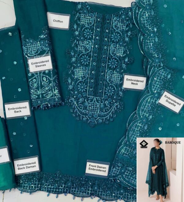 Baroque☆ Replica Chiffon & Organza-SH - Image 4