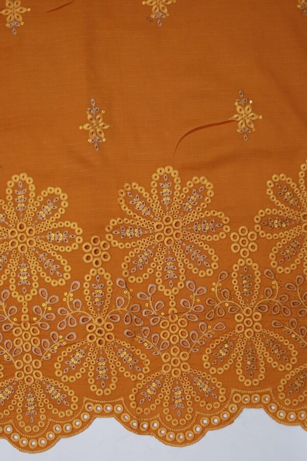 Embraided Chikankari Work 3PC P&D-2 - Image 8