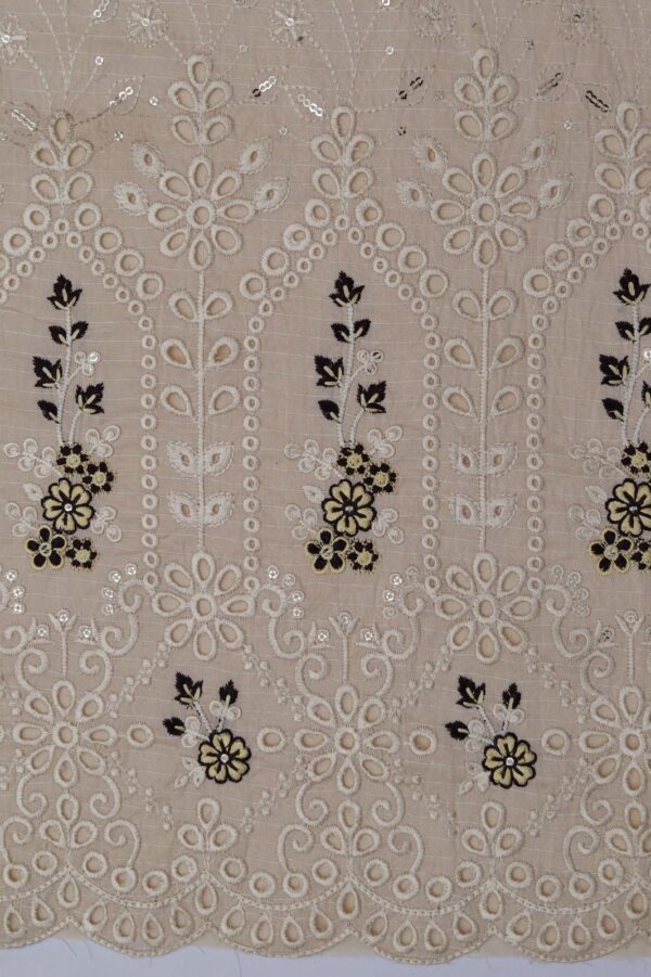 Embraided Chikankari Work 3PC P&D-2 - Image 16