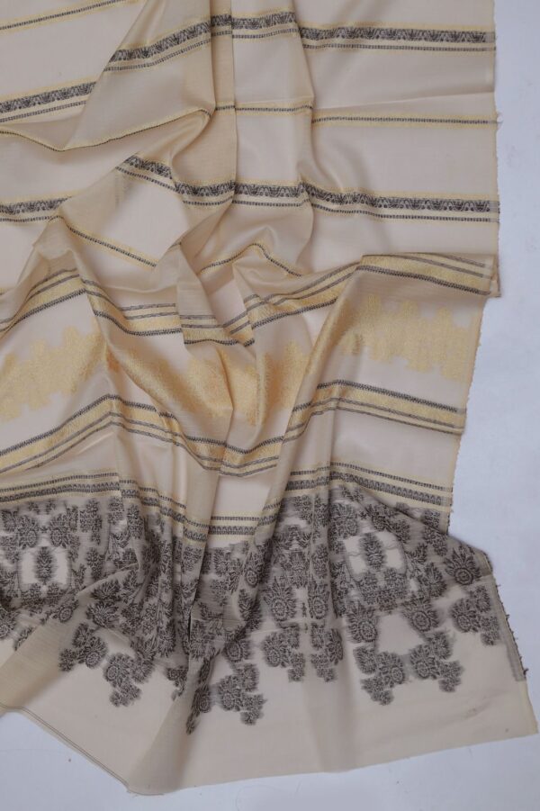 Embraided Chikankari Work 3PC P&D-2 - Image 17