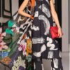 GOOD QUALITY PRINTED LAWN SUIT P&D-2