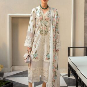 Embraided Chikankari Work 3PC P&D-1