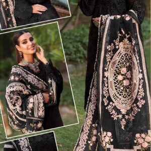 Embraided Chikankari Work 3PC D-S