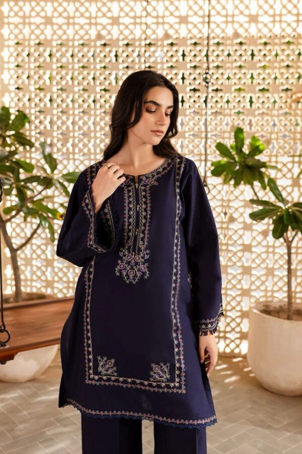 Embroidery Lawn 2pc Suit Fabric Good-UR6 - Image 3