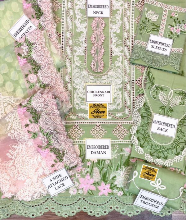 Material Chikankari Lawn ctn, Jacquard-MI - Image 5