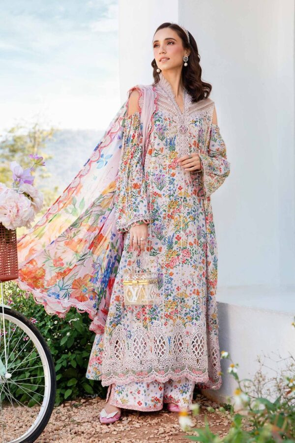 Maria B lawn front with heavy embroidery2 - Image 4