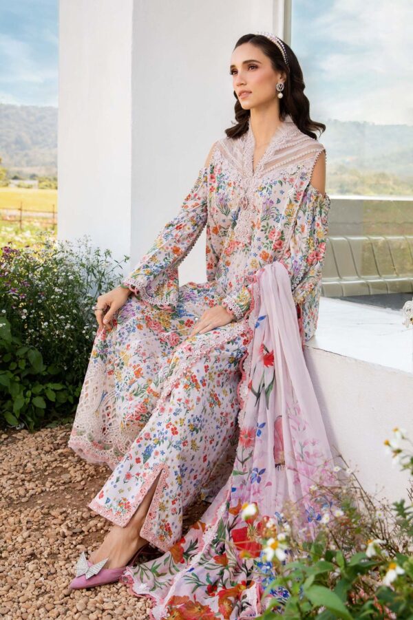 Maria B lawn front with heavy embroidery2 - Image 2