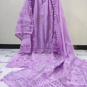 SAMI STITCH 3PC LAWN COTTON SUIT-BB02