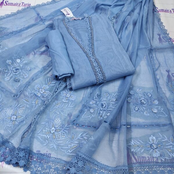 SAMI STITCH 3PC LAWN COTTON-CHANDNI-02 - Image 2
