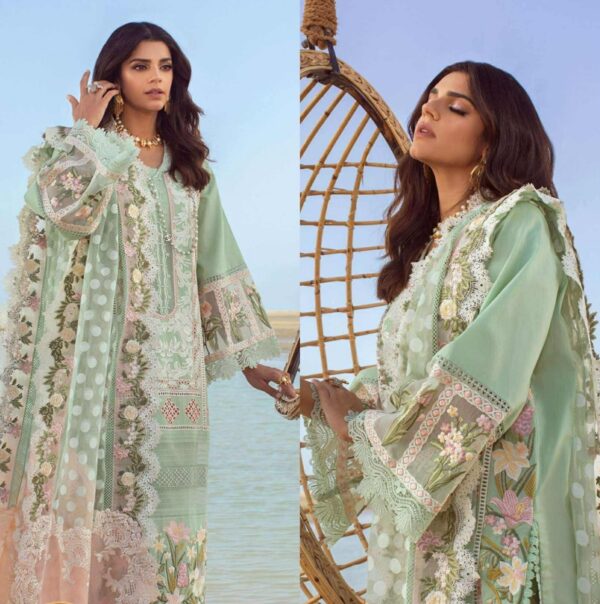 Material Chikankari Lawn ctn, Jacquard-MI